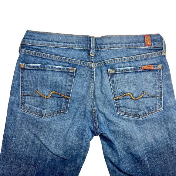 7 For All Mankind Denim - 7 For All Mankind Bootcut Jeans Mid Rise Women’s 29 Denim USA Y2K Retro Preppy